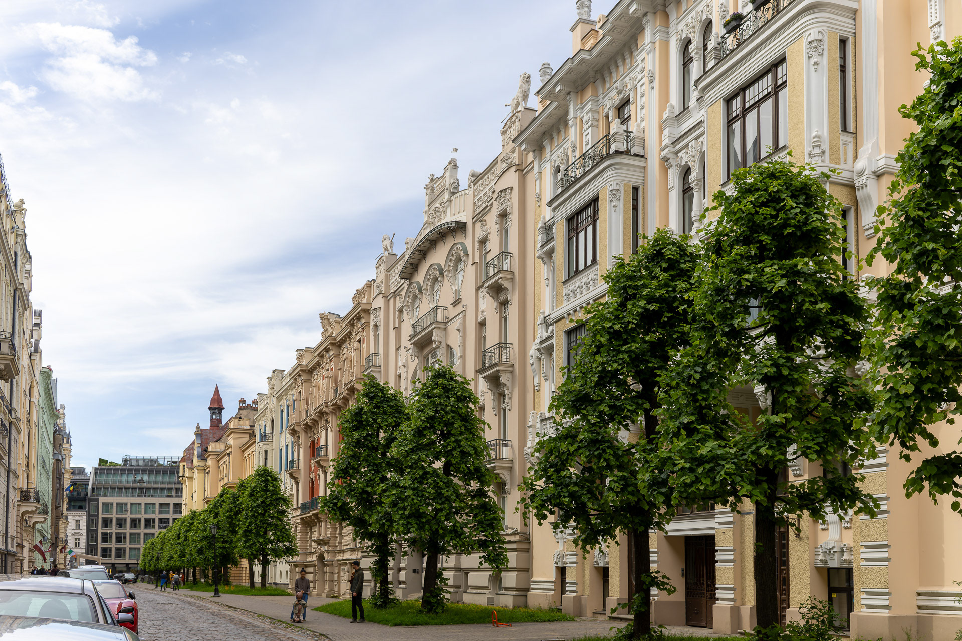 Riga - Quartier Art Nouveau