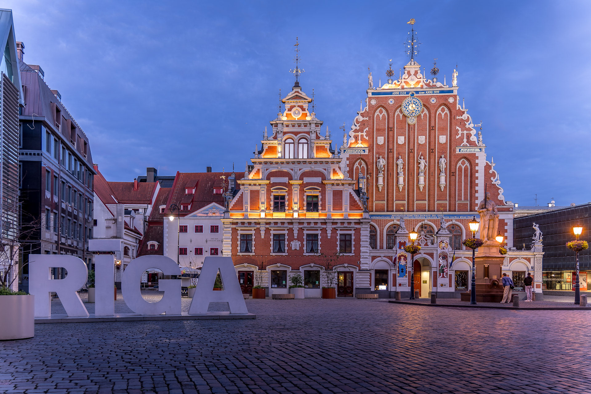 Riga-Place de l'hôtel de ville