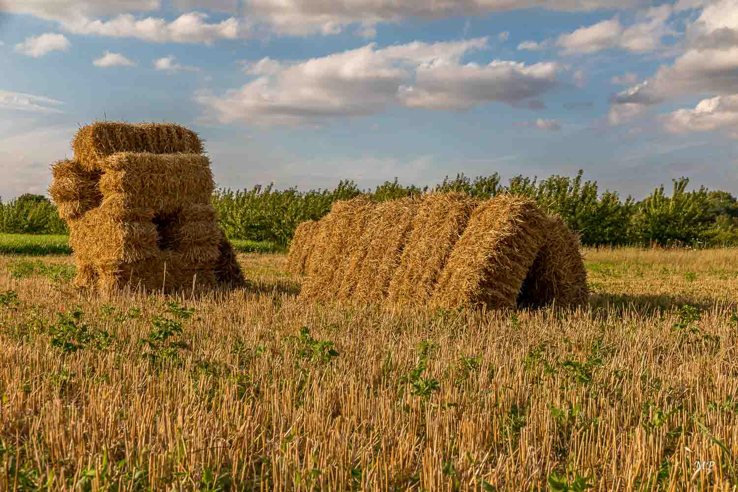 Ballots de paille à St-Hilaire-St-Mesmin