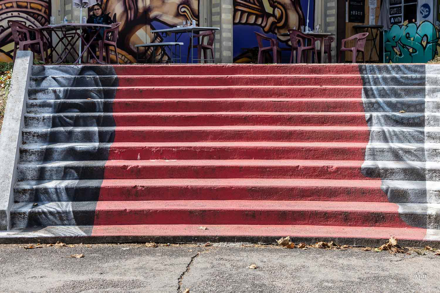 ZAG, superbe anamorphose de ce spécialiste de l'escalier