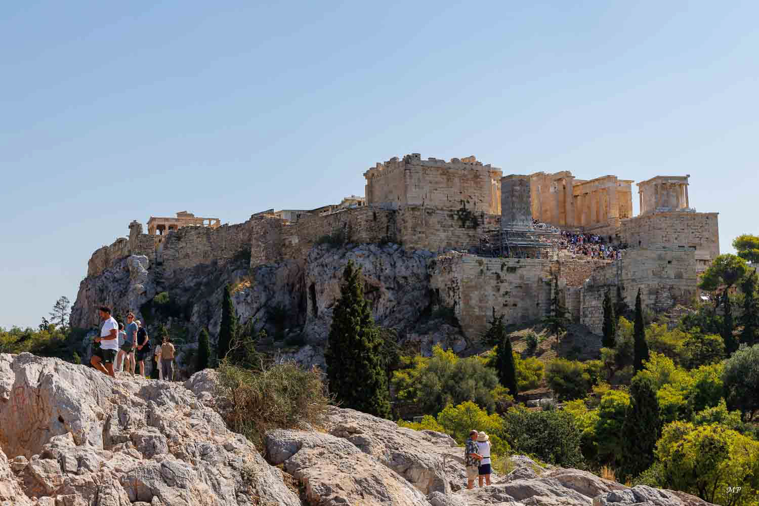 L'Acropole vue de l'Aéropage