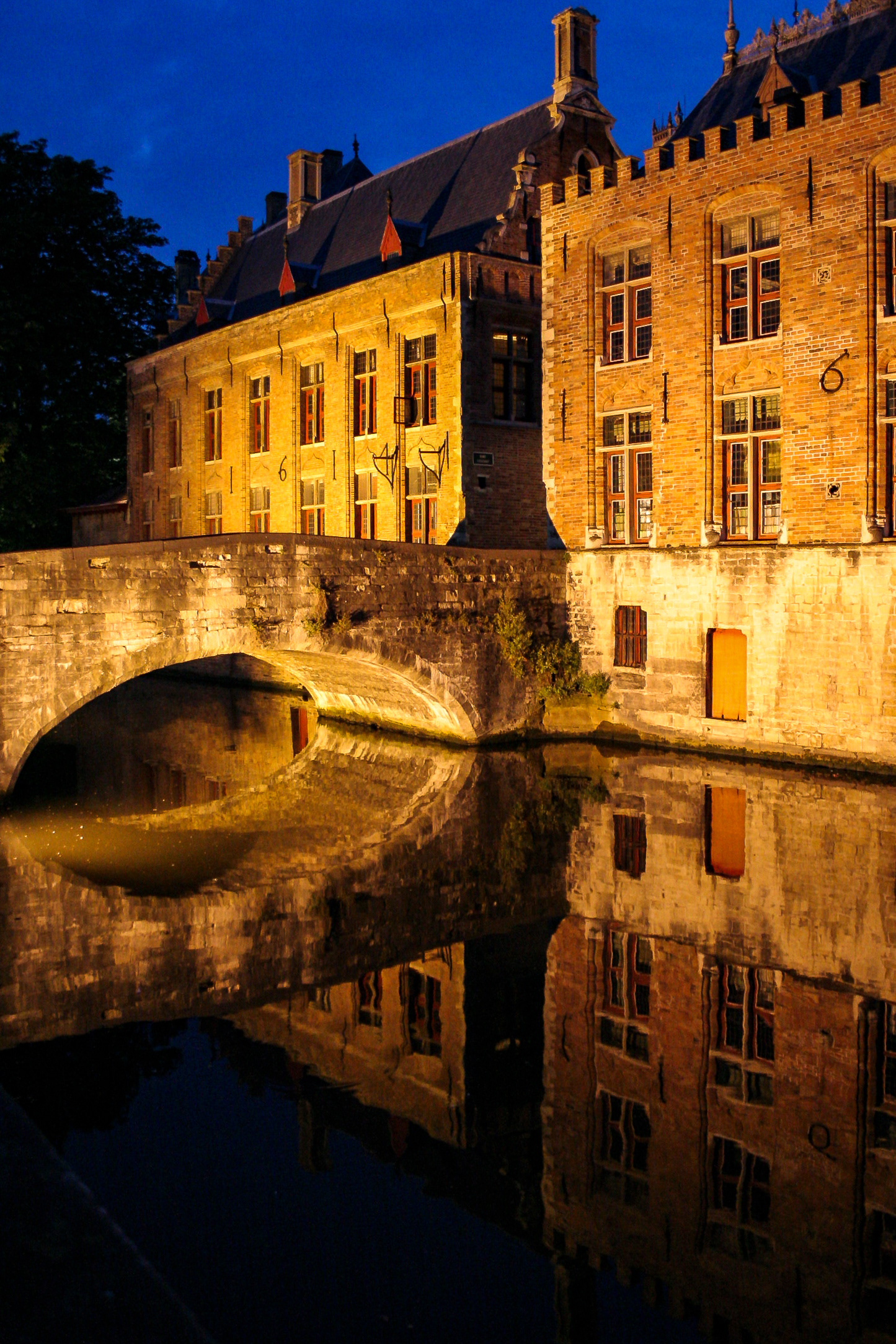 Bruges, le quai Steenhouwersdijk