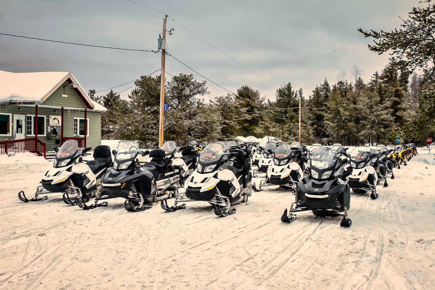 Parking de la Pourvoirie de Matawinie