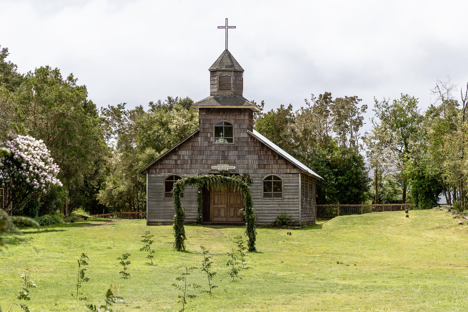 L'église de l'île d'Aucar