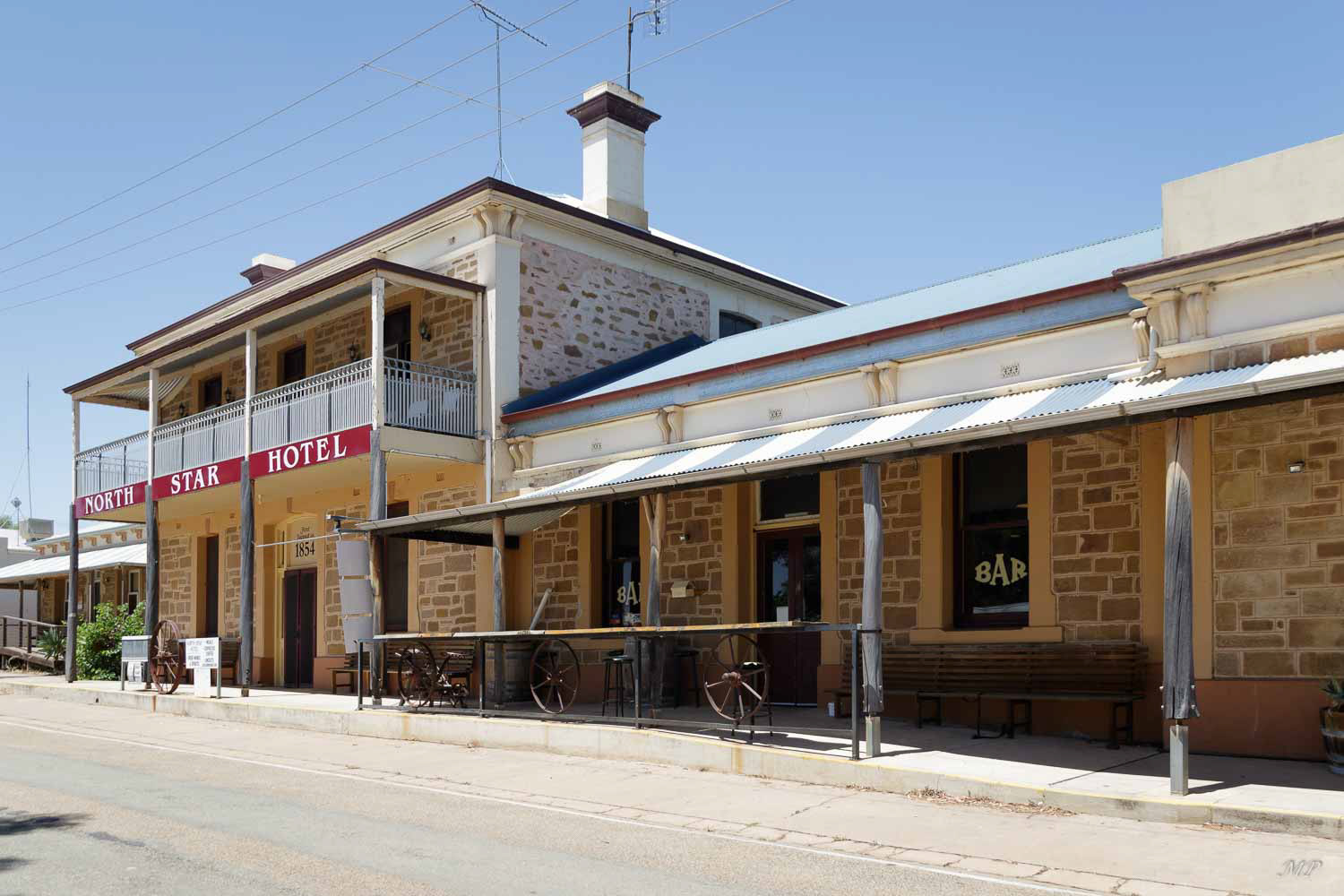 Melrose est la ville principale des Flinders Ranges, la chaîne de montagnes d'Australie du Sud dont le plus haut sommet culmine à 1171m