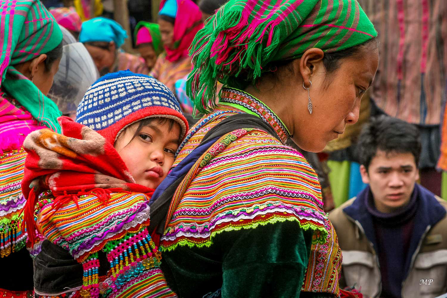 Marché de Bac Ha - les Hmongs fleuris
