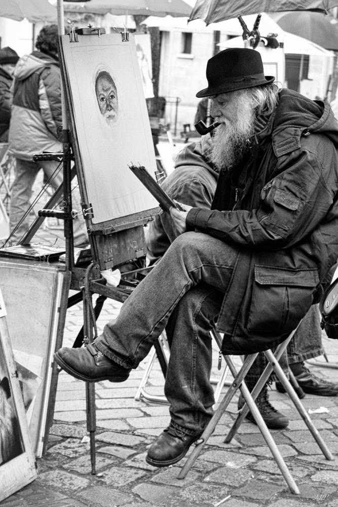 Peintre à Montmartre