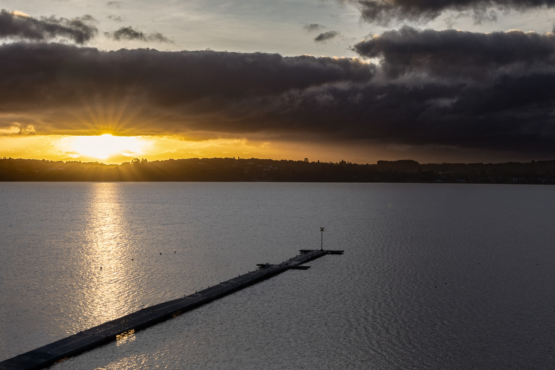 Le lac de Llanquihue à Puerto Varas au nord de la Patagonie chilienne 