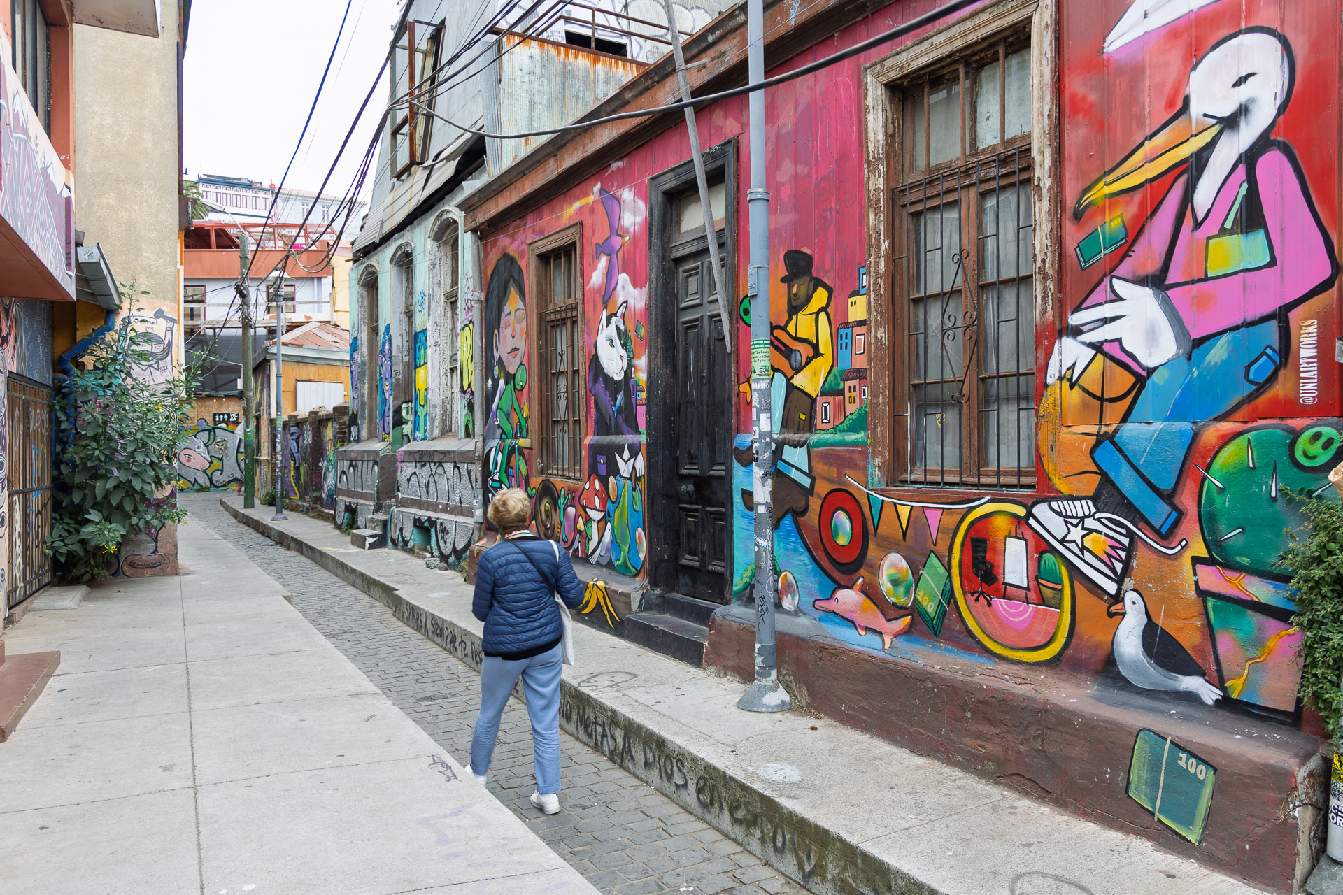 Le Street Art est un des symboles de Valparaiso