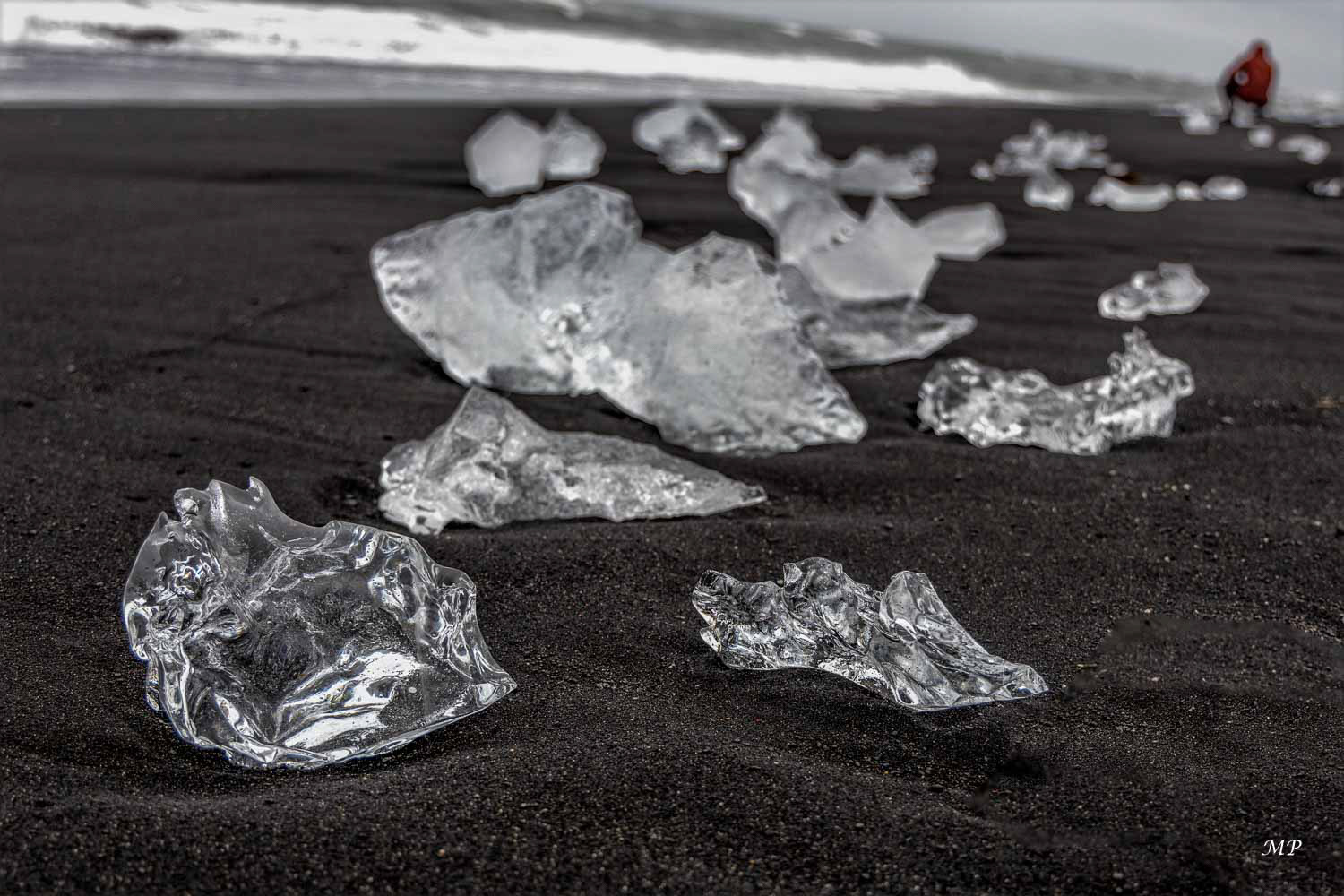 Plage des Diamants à Jökulsárlón