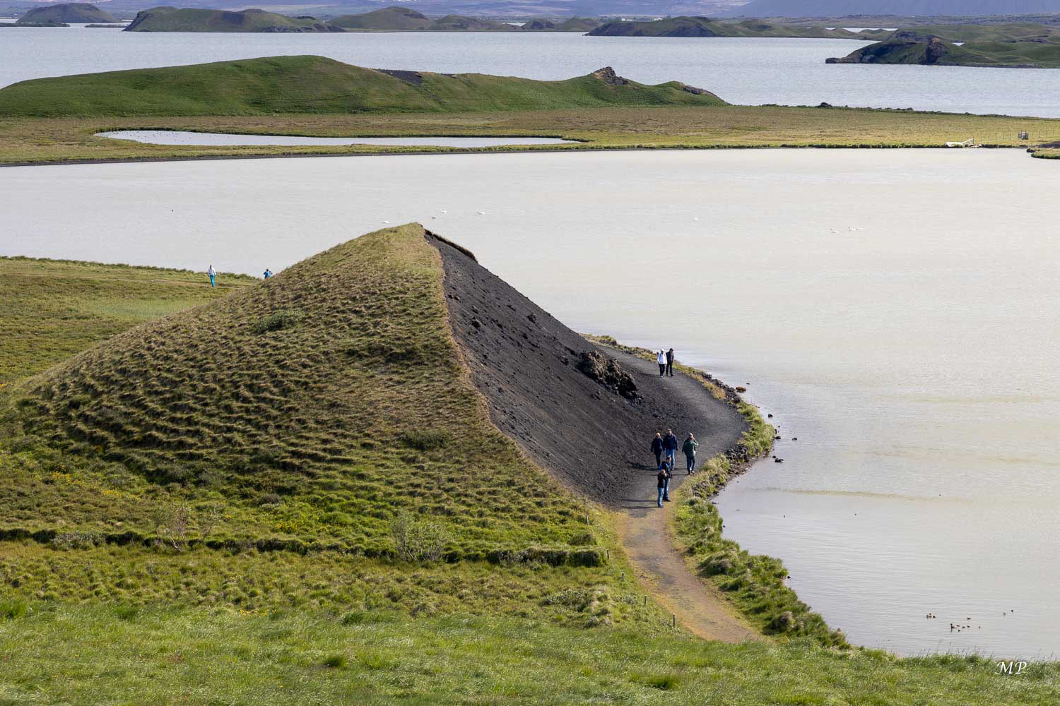 Lac Mývatn : les speudo-cratères de Skútustaðir