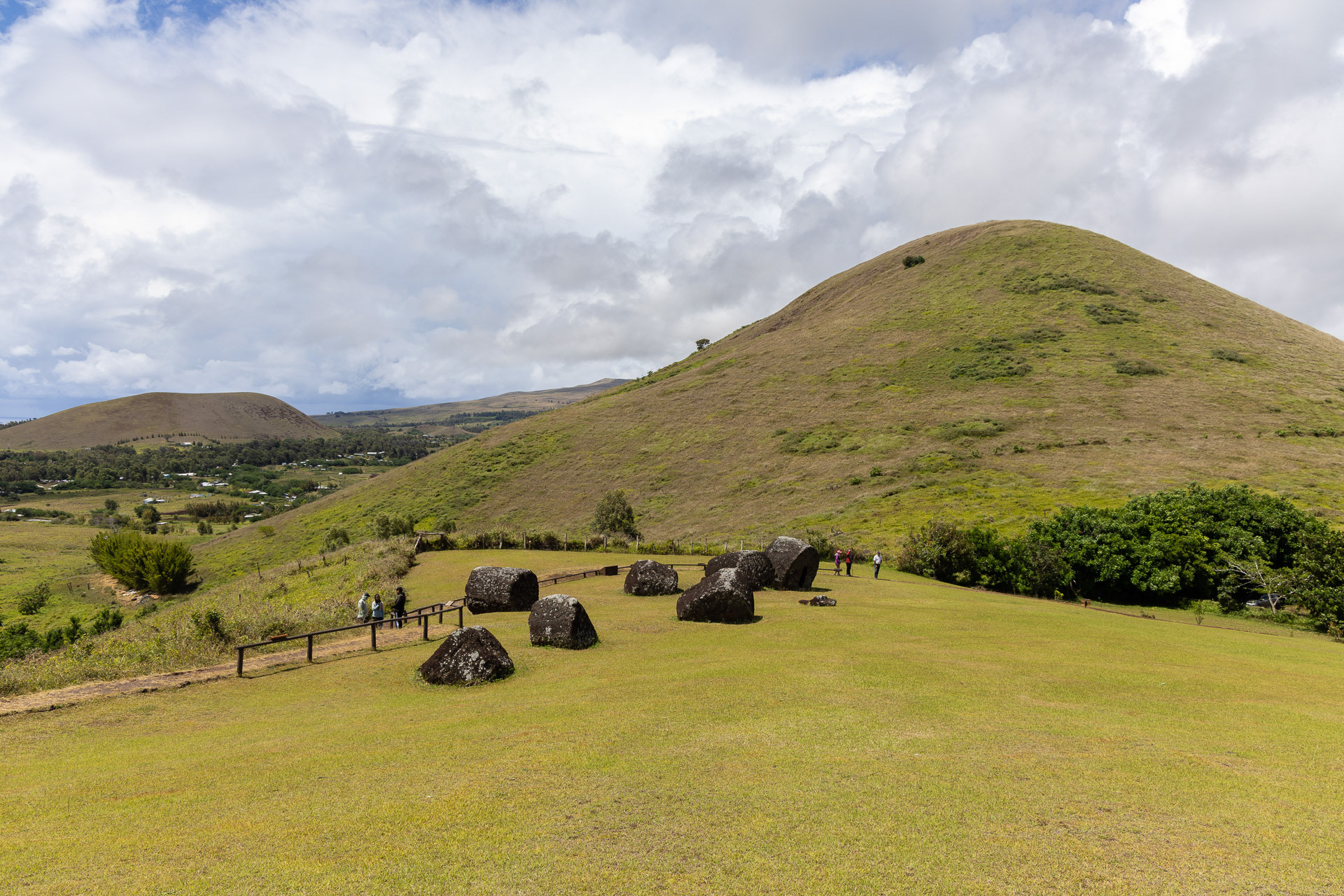 Puna Pau, la carrière du pukao (coiffe)