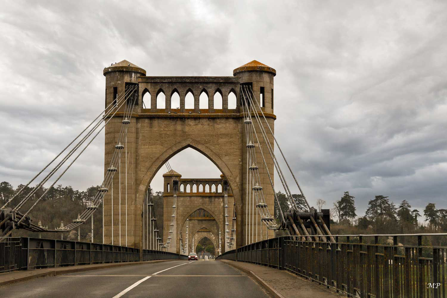 Pont suspendu de Langeais (37)