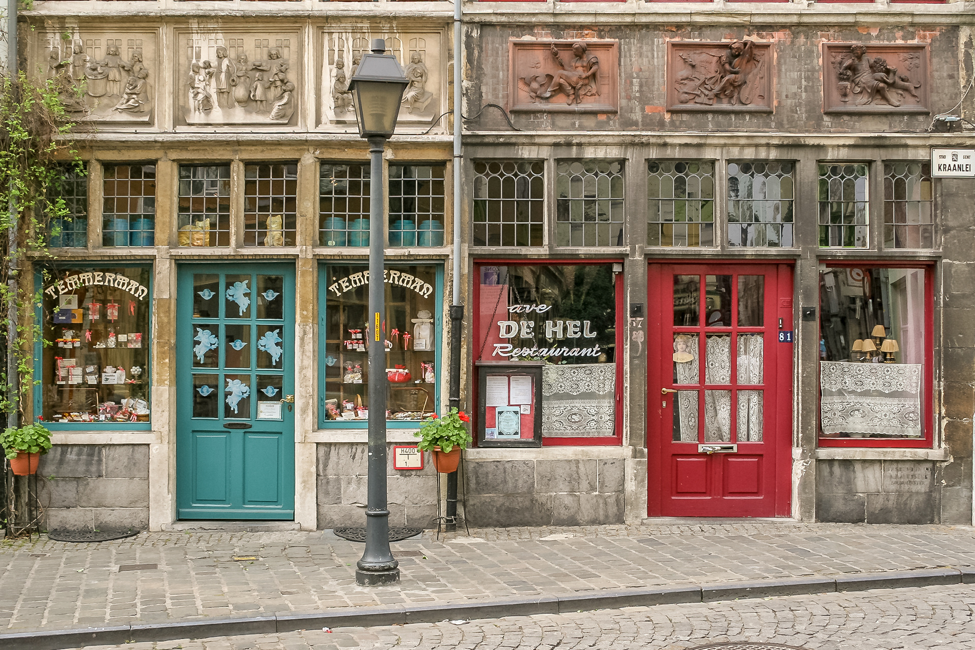 Gand, maisons du quartier Patershol