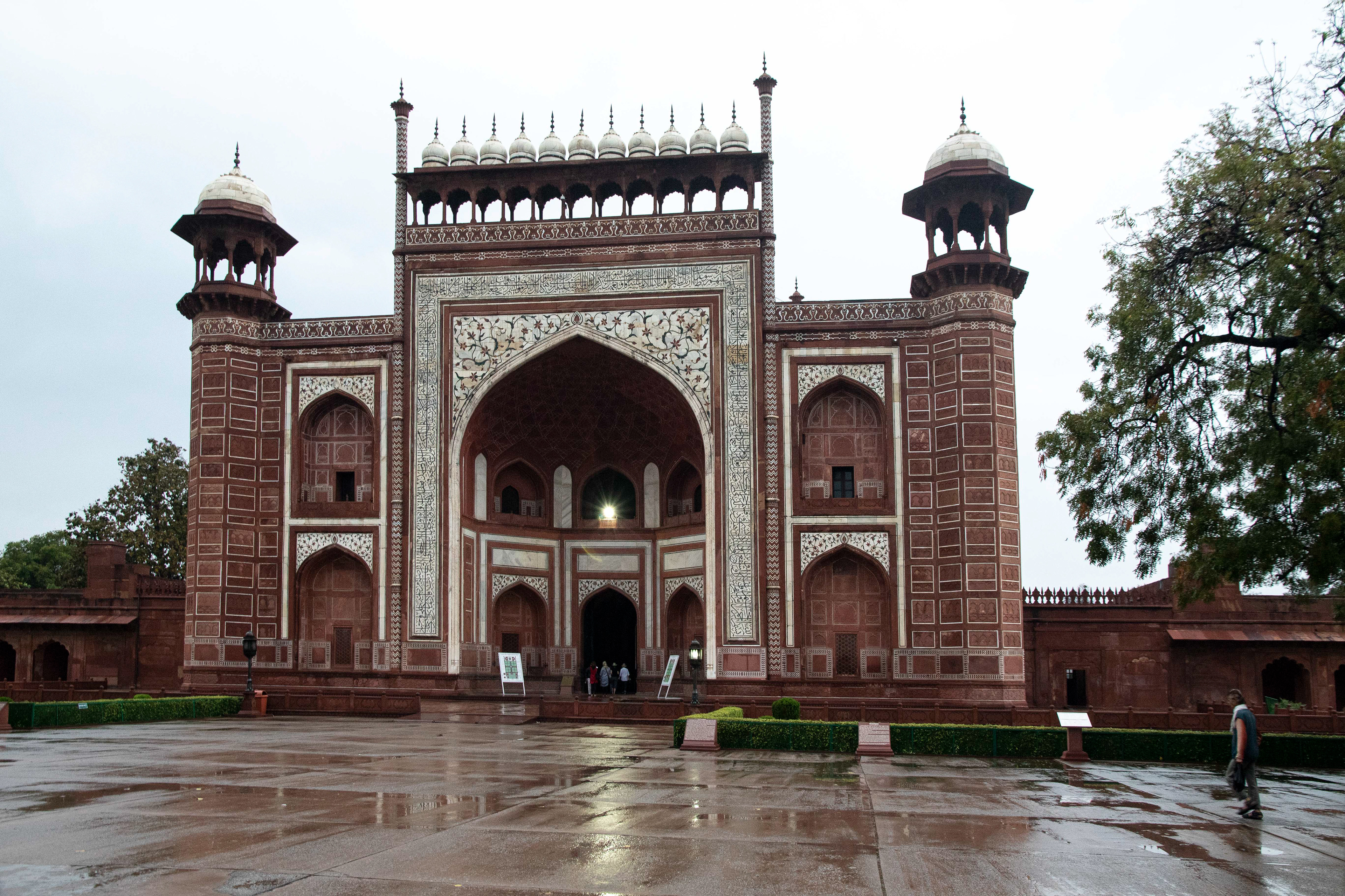 Taj Mahal - Porte d'accès au monument