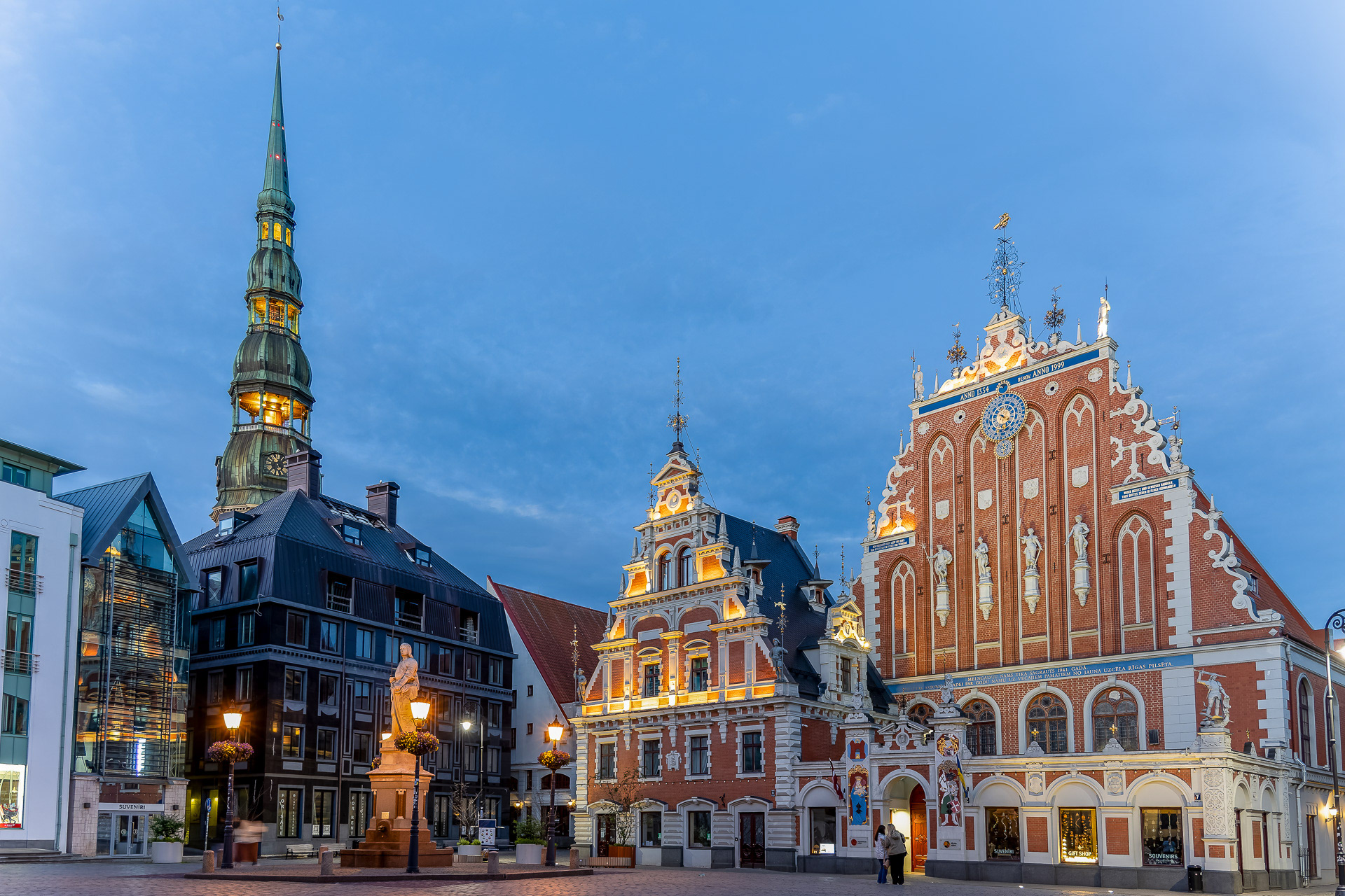 Riga-Place de l'hôtel de ville