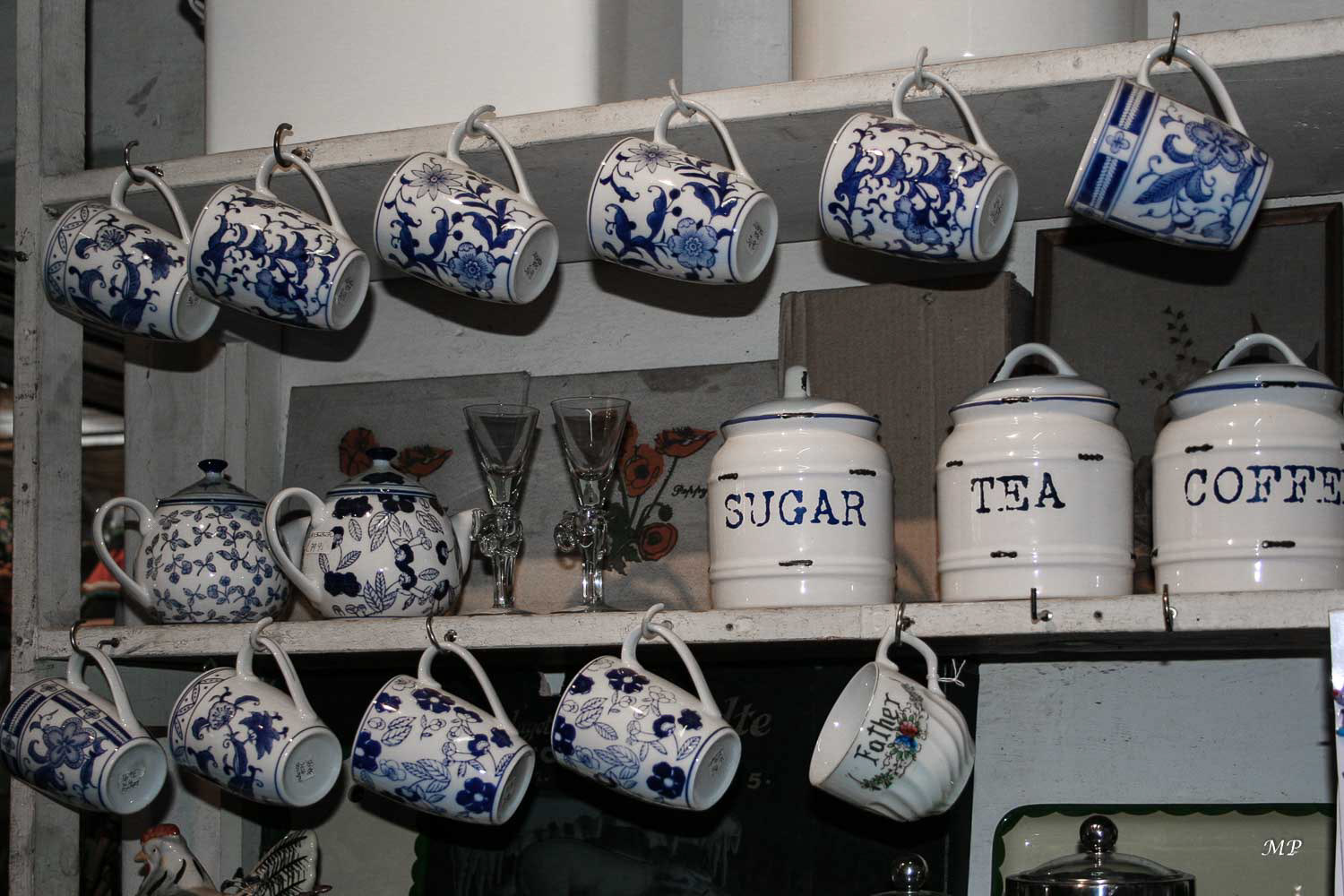 Stellenbosch - Un détail de la boutique d'OOm Samie se Winkel