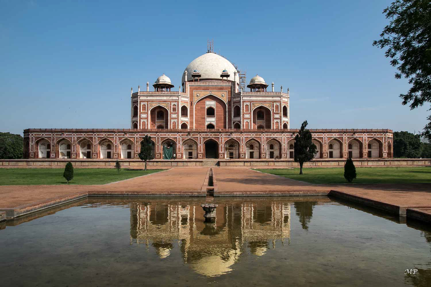 New-Delhi, le Tombeau de Humayun construit au XVe siècle