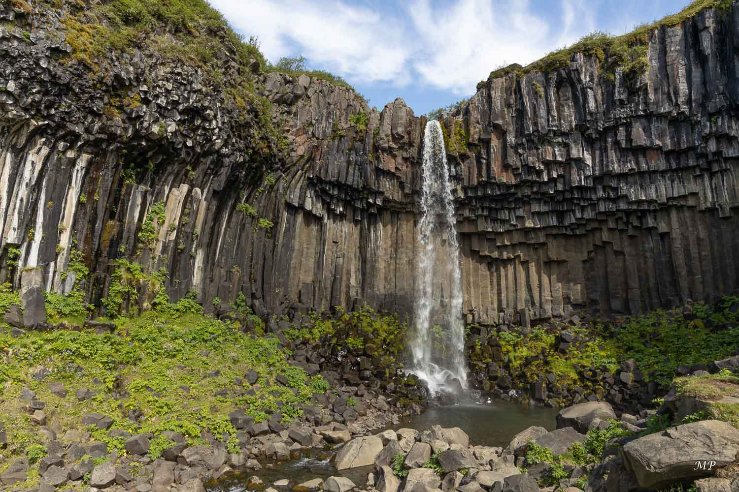 Svartifoss : Dans le Parc national de Skaftafell