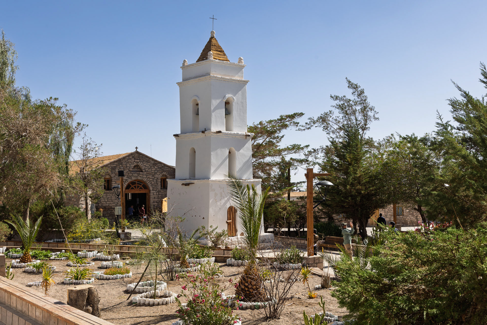 Atacama - Le campanile de San Lucas à Toconao