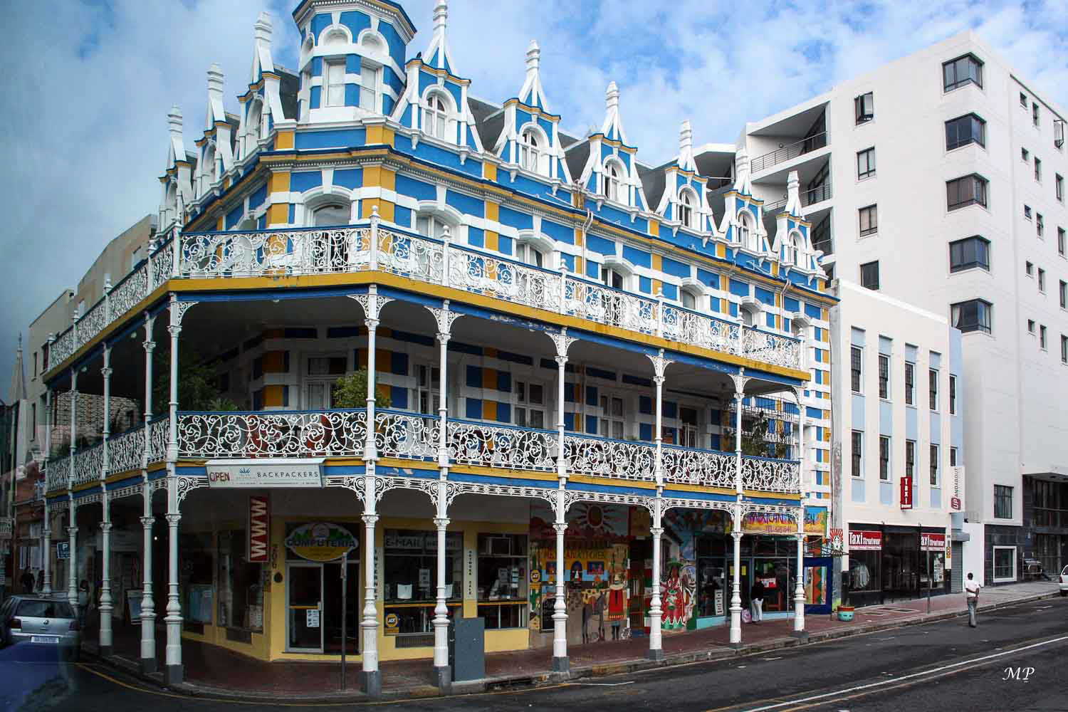 Cap Town -Des allures de Nouvelle-Orléans dans un des quartiers du centre 