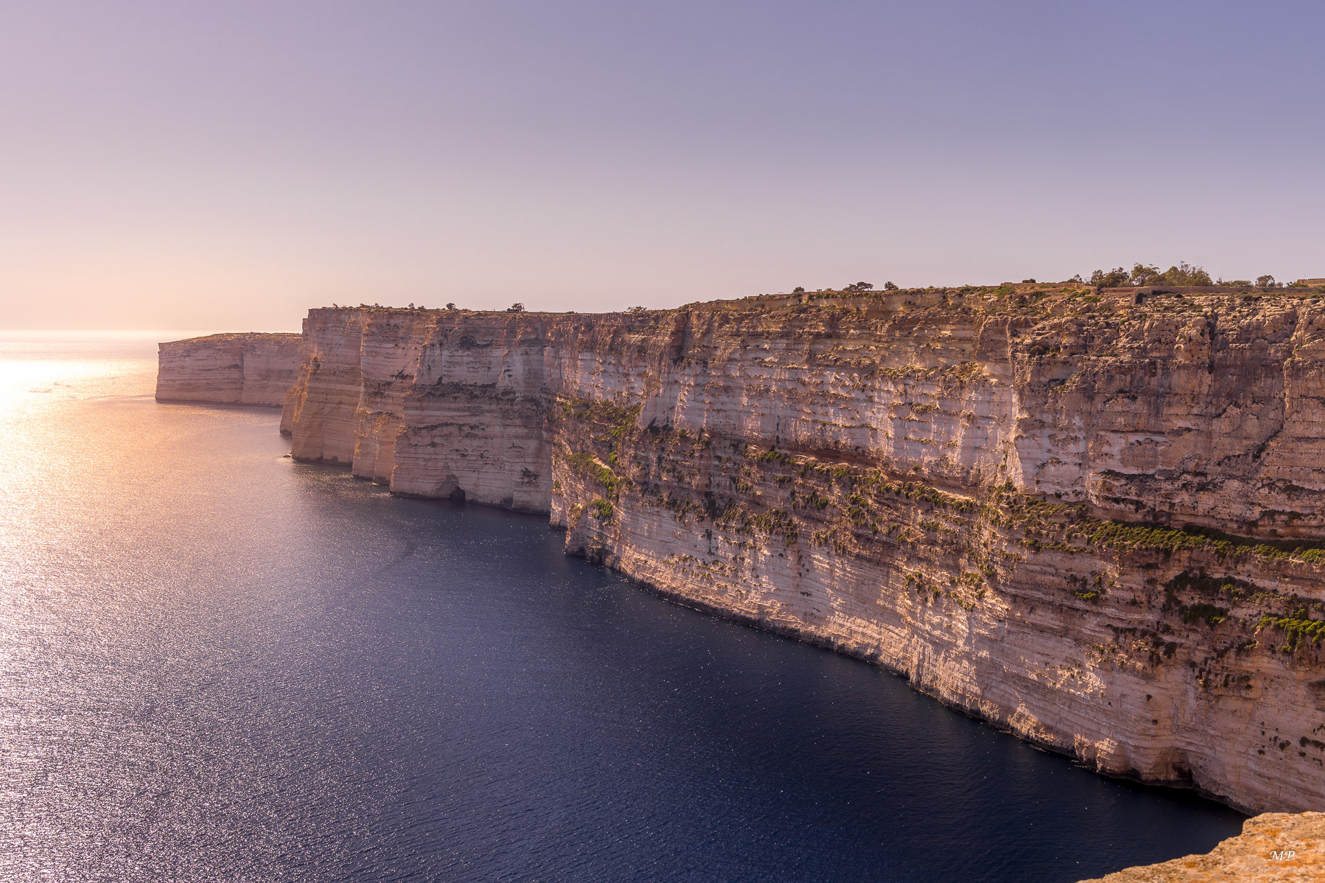 Les falaises de Ta'Cenc 