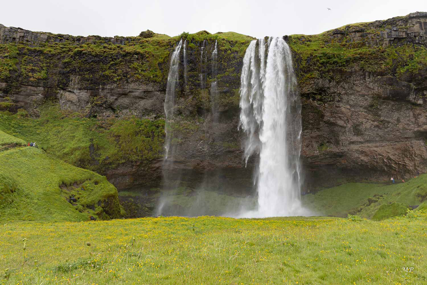 Seljalandsfoss: Chute d'eau de 65 mètres de hauteur. Le fait de pouvoir passer derrière la rend plus impressionnante.