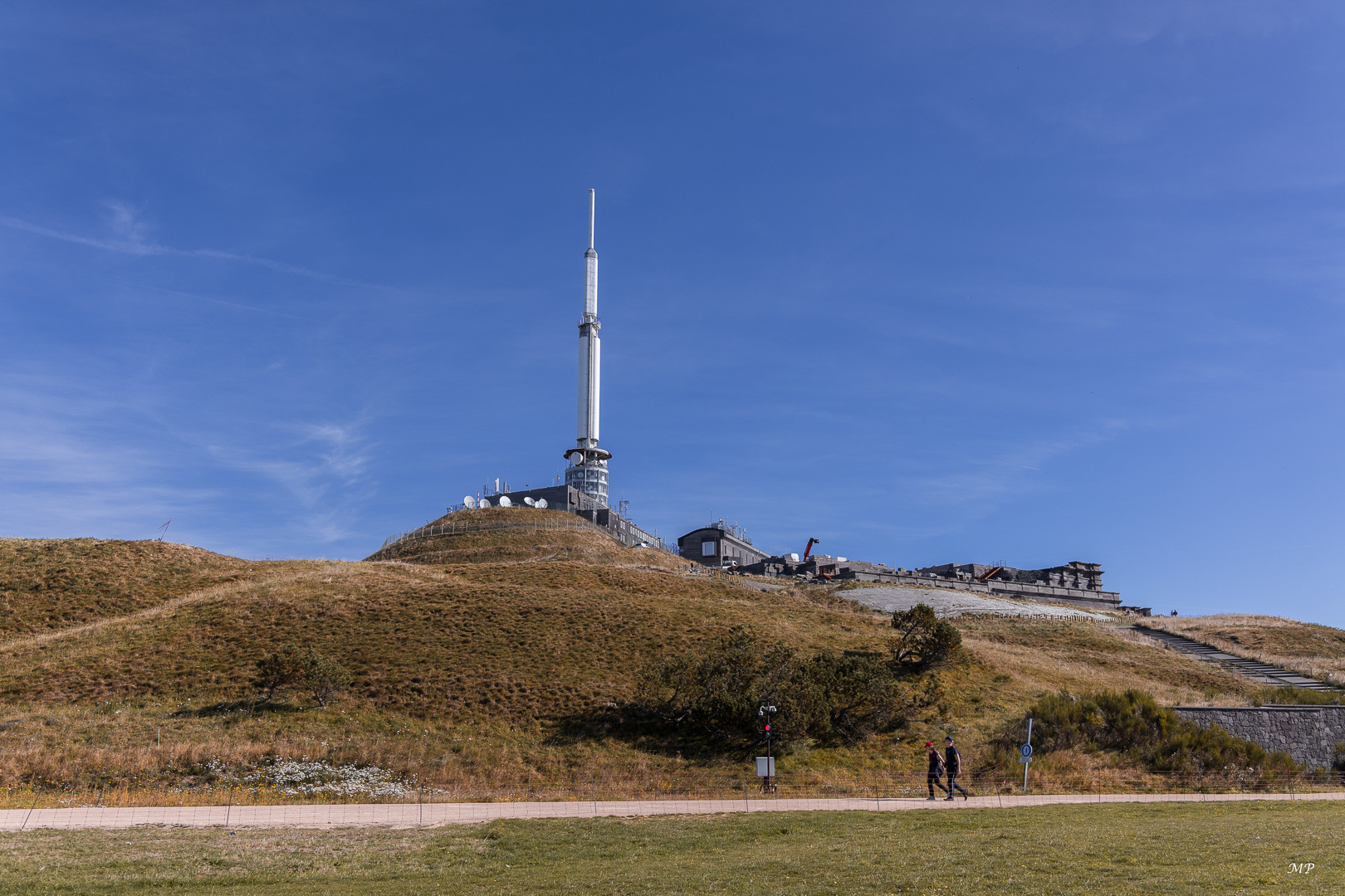 Auvergne- le sommet du Puy-de-Dôme, 1465m. 