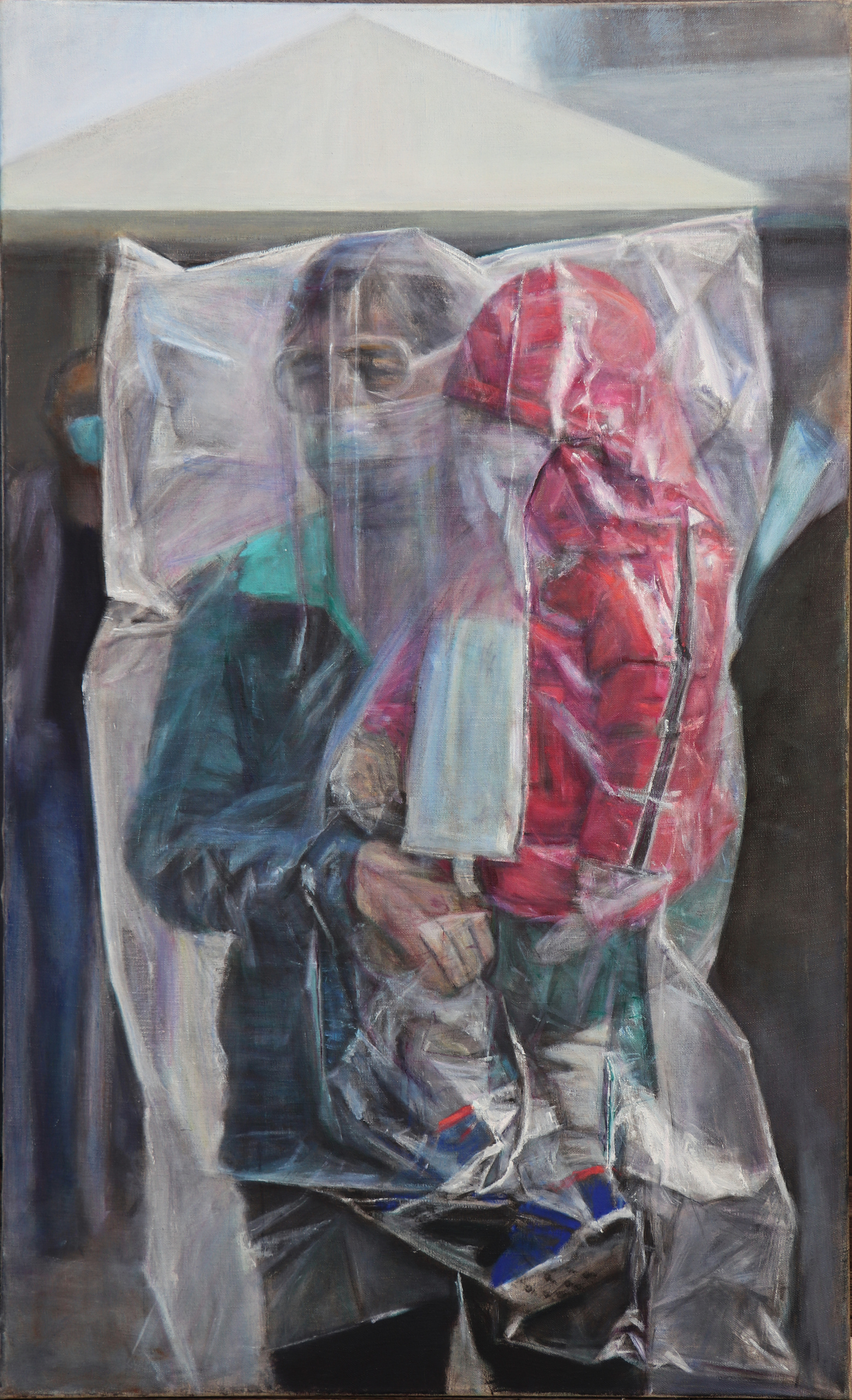 Under, canvas, 100 x 61 cm, 2020