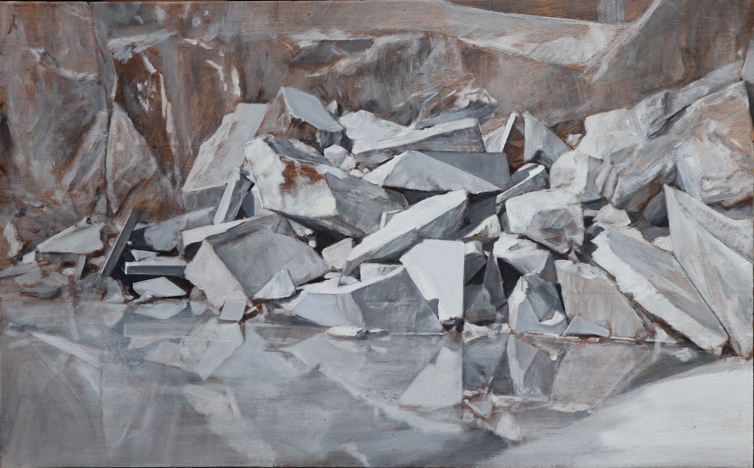 Carrara, wood, 55 x 89 cm, 2022