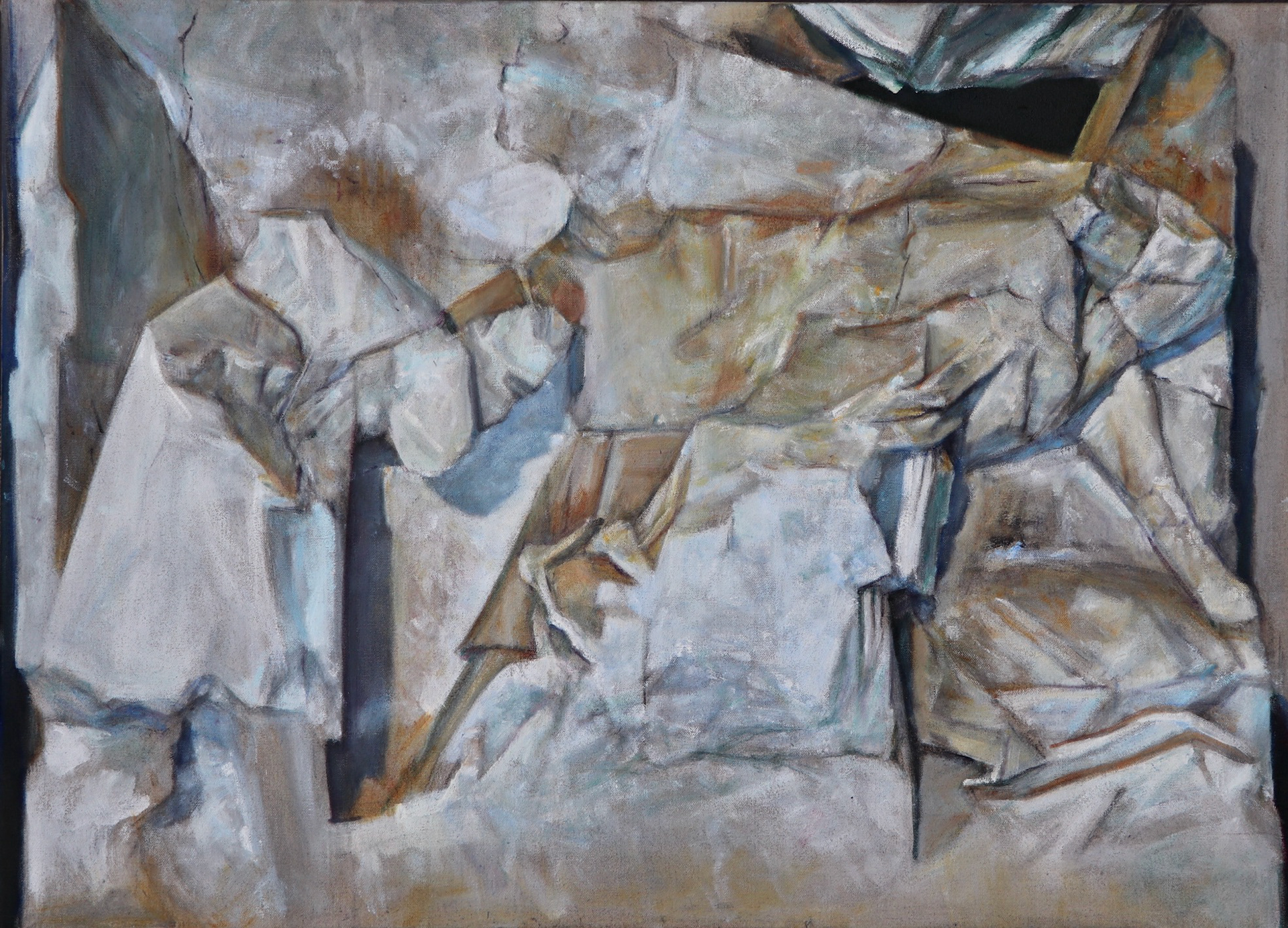 Broken Relief, canvas, 55 x 76 cm, 2020