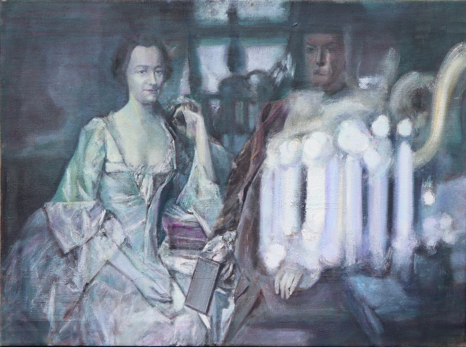 Raise the Lantern, canvas, 60x 80 cm, 2022