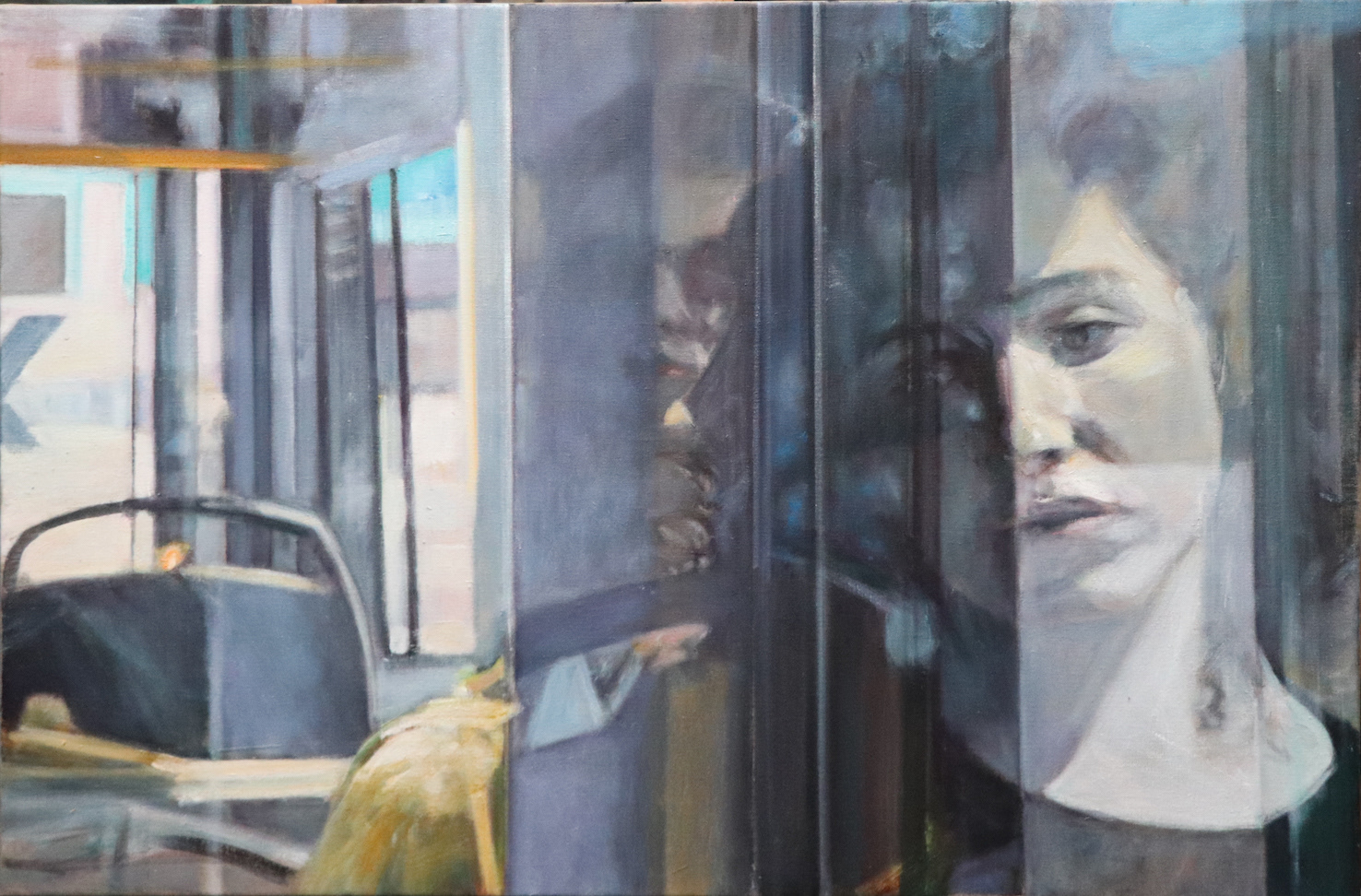 Annunciation, 65 x 105 cm, canvas, 2022