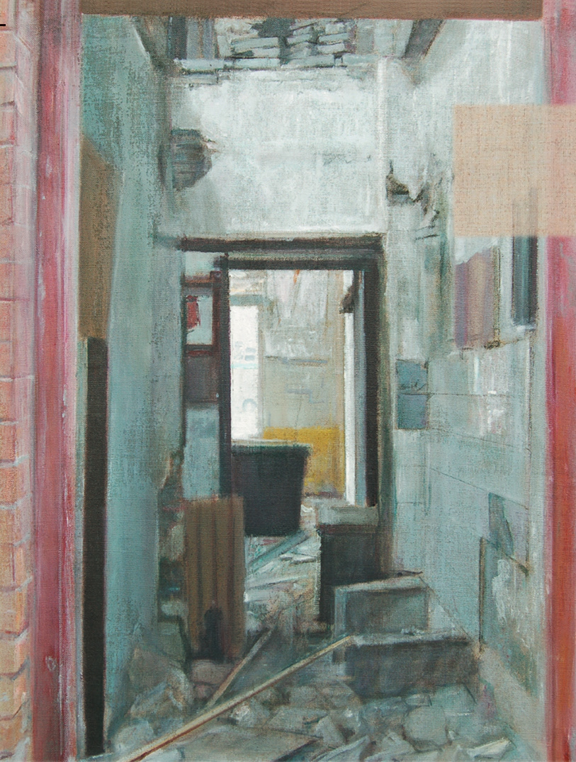 From 'The emperor's Tomb', canvas, 90 x 75 cm, 2007