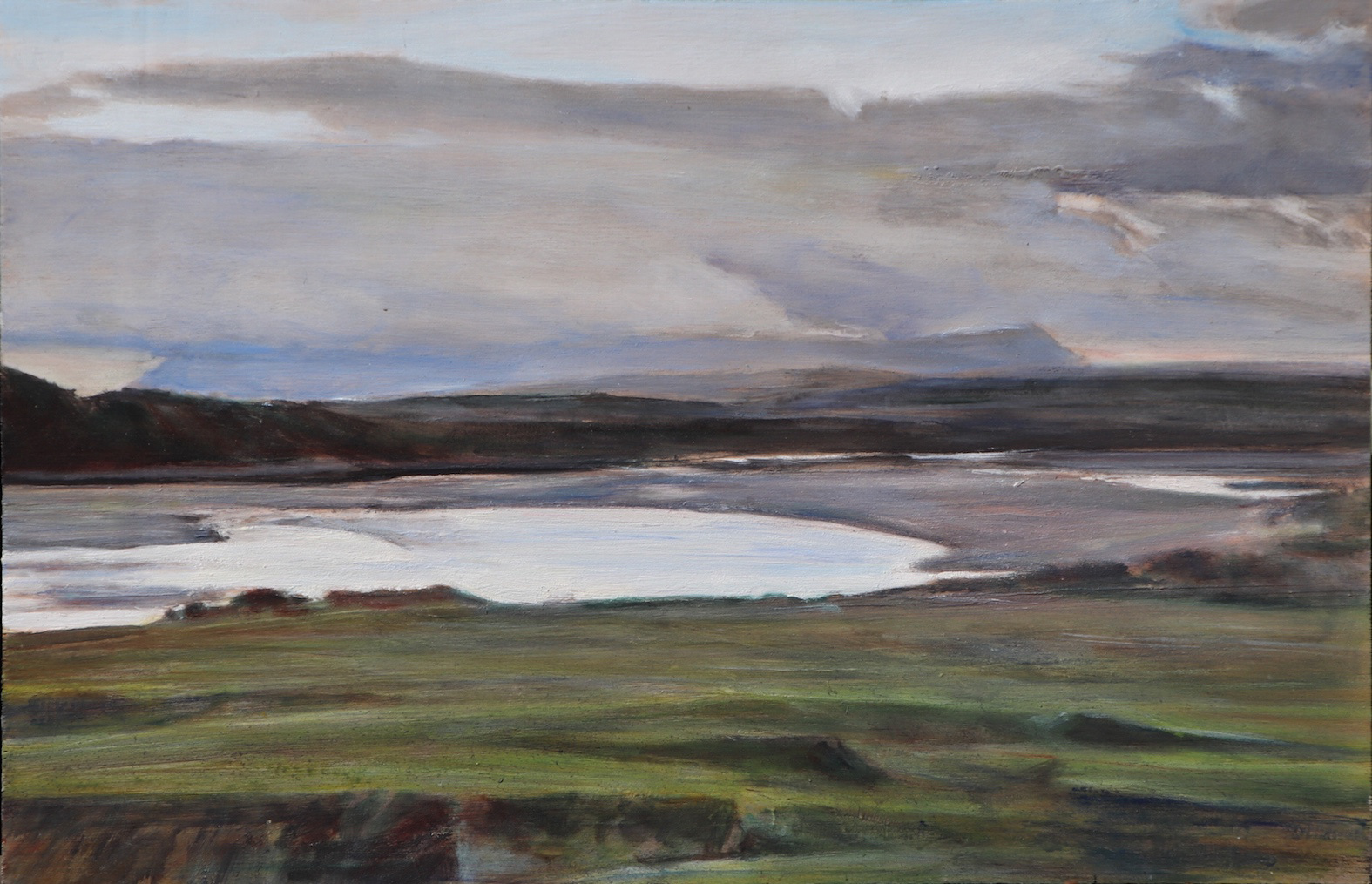 From Scottish Highlands 7, wood, 30 x 44 cm, 2021