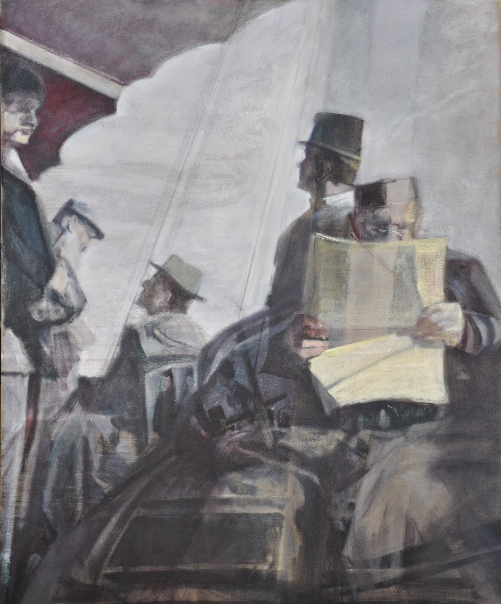 From 'Mirroring Rilke', canvas, 90x 75 cm, 2015
