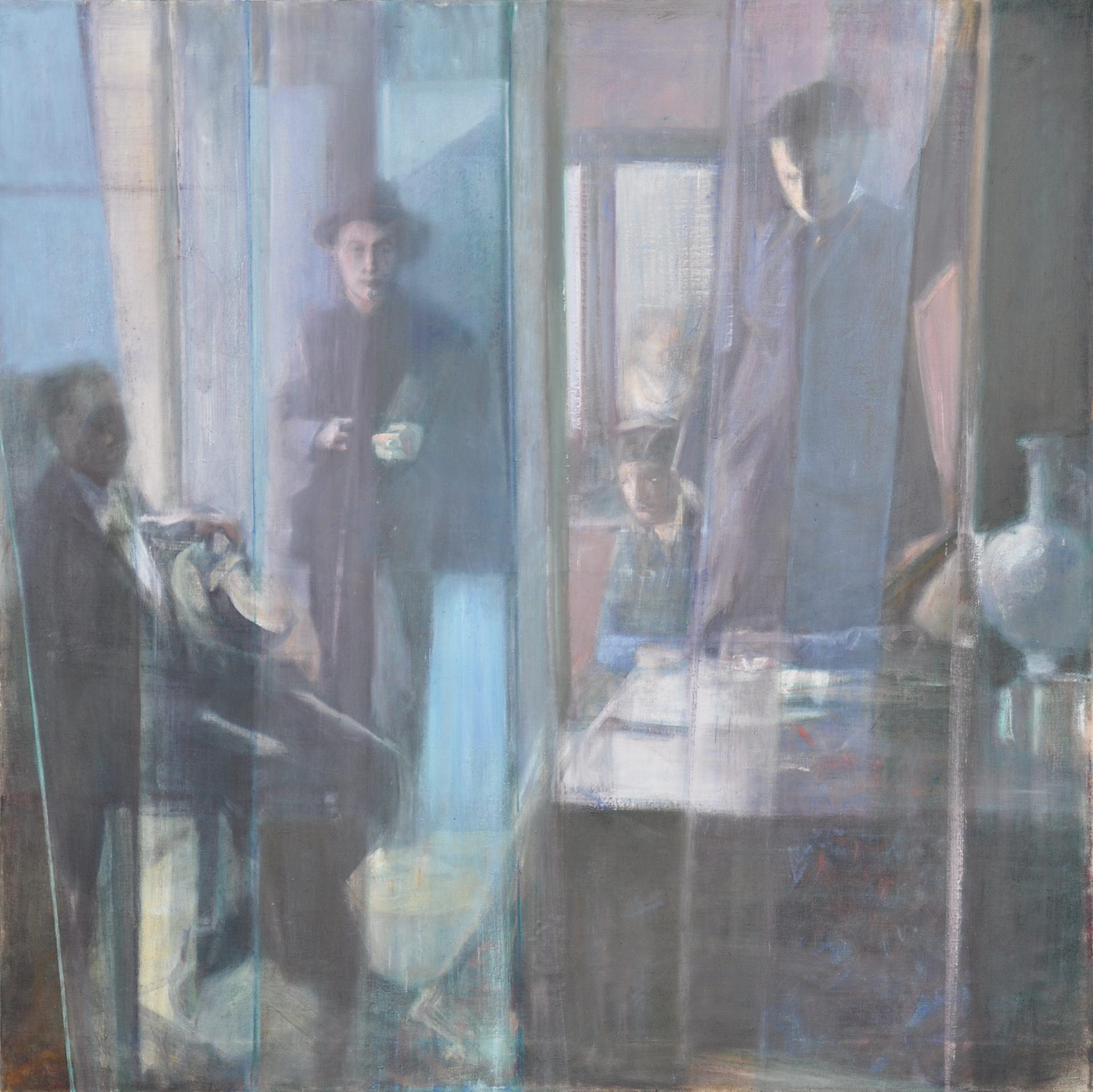 From 'Mirroring Rilke', canvas, 115 x 115 cm, 2015
