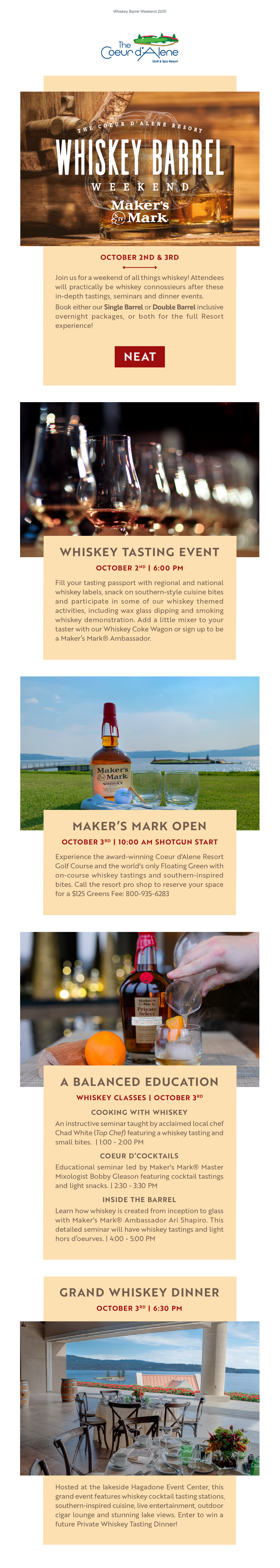 Whiskey Barrel Weekend Branding
