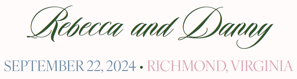 Rebecca & Danny 2024