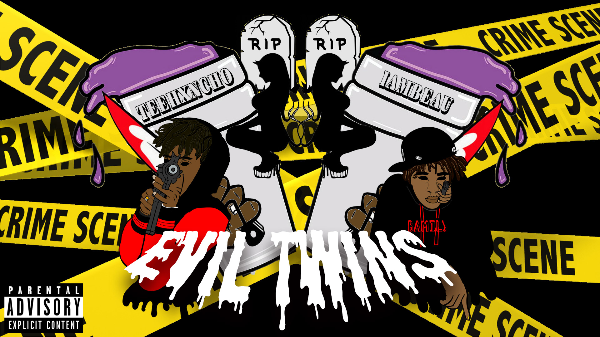 Cover Art for Macon Artists Teehxncho and Iambeau