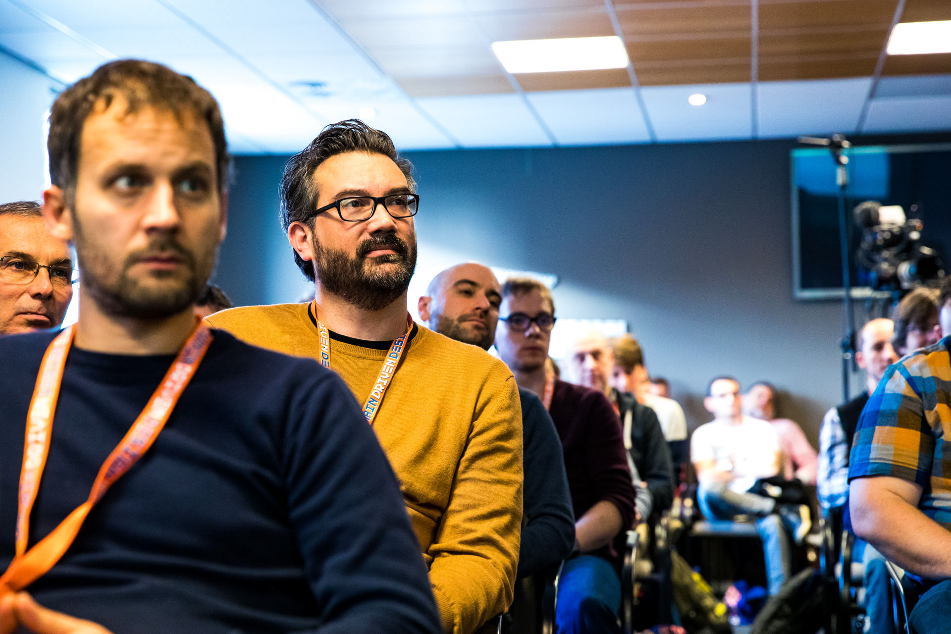 Workshop attendee at DDD Europe in Amsterdam