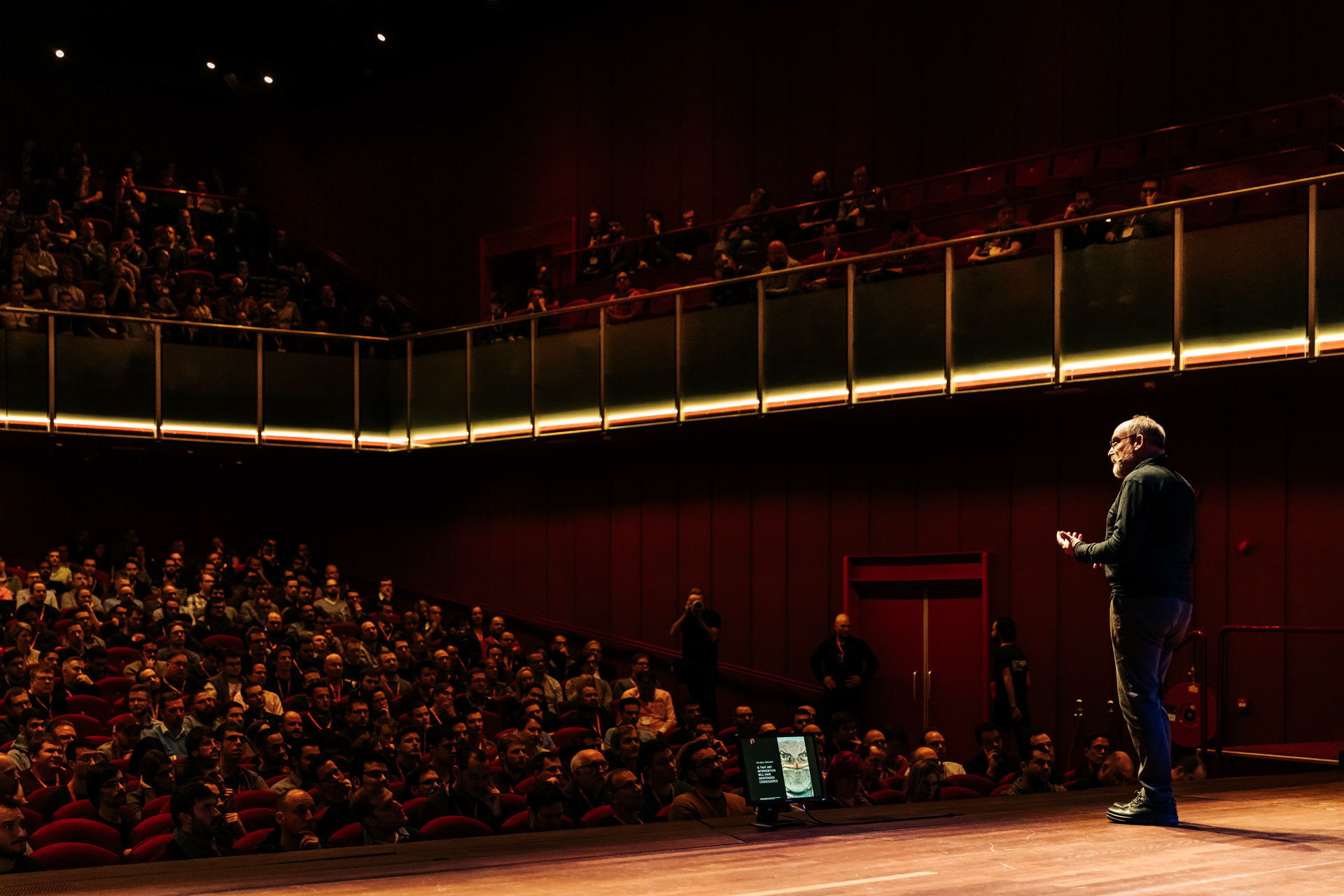 Guest speaker at DDD Europe convention at the Meervaart Theatre