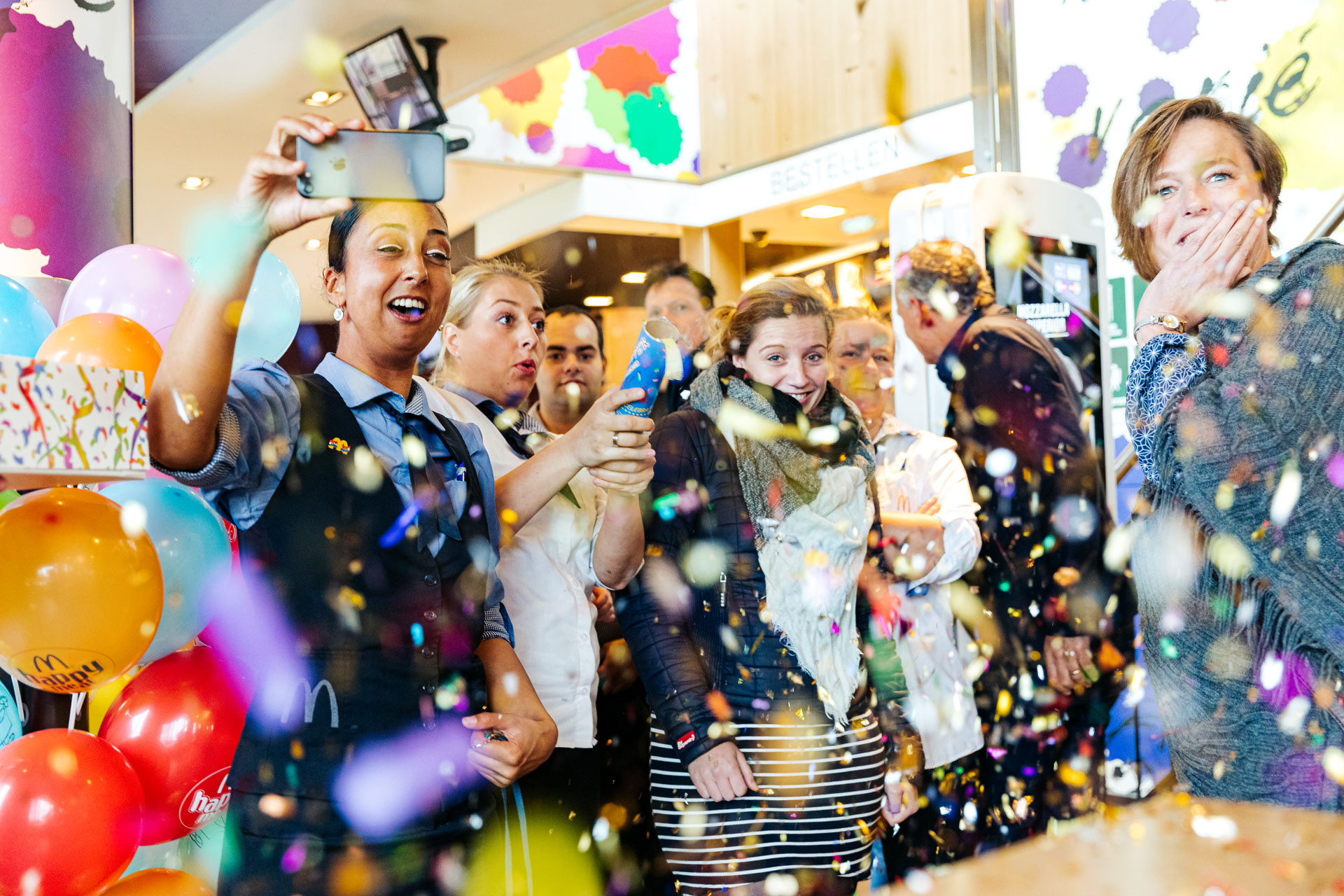 Surprise award ceremony for McDonalds restaurant manager