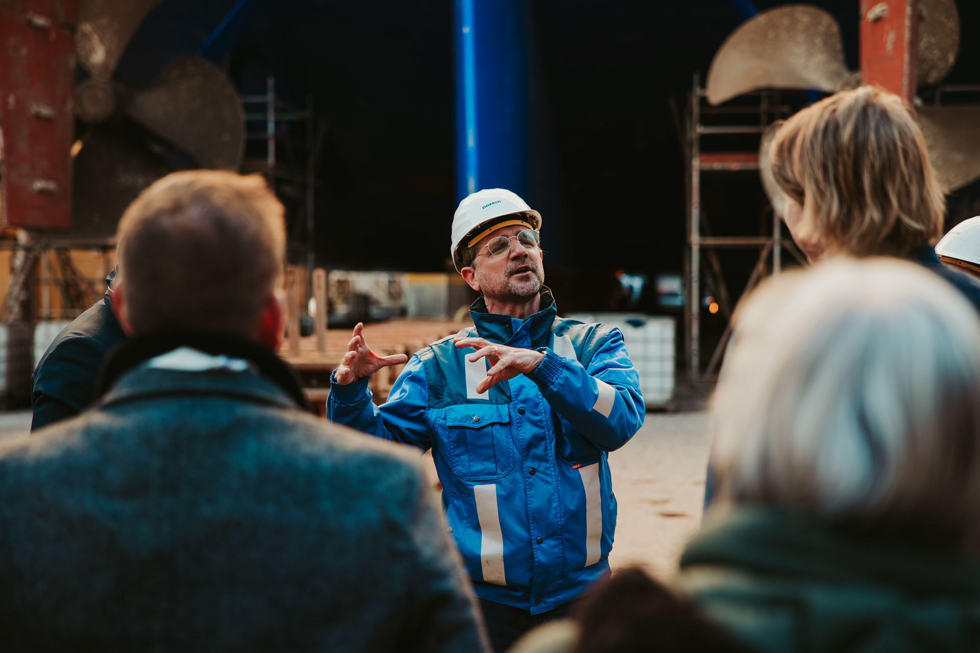 Corporate event and tour at Damen Shipyard