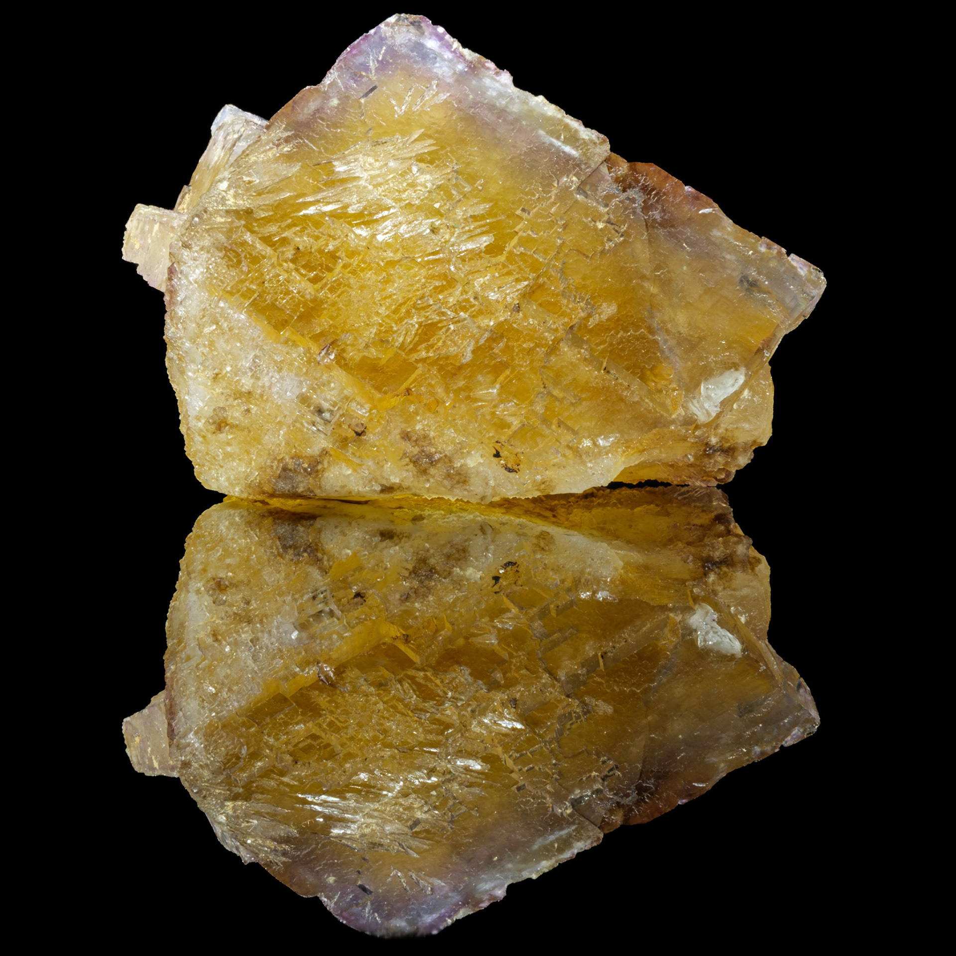 Yellow Fluorite | Minerva No. 1 Mine, Ozark-Mahoning group, Cave-in-Rock, Hardin Co., Illinois, USA