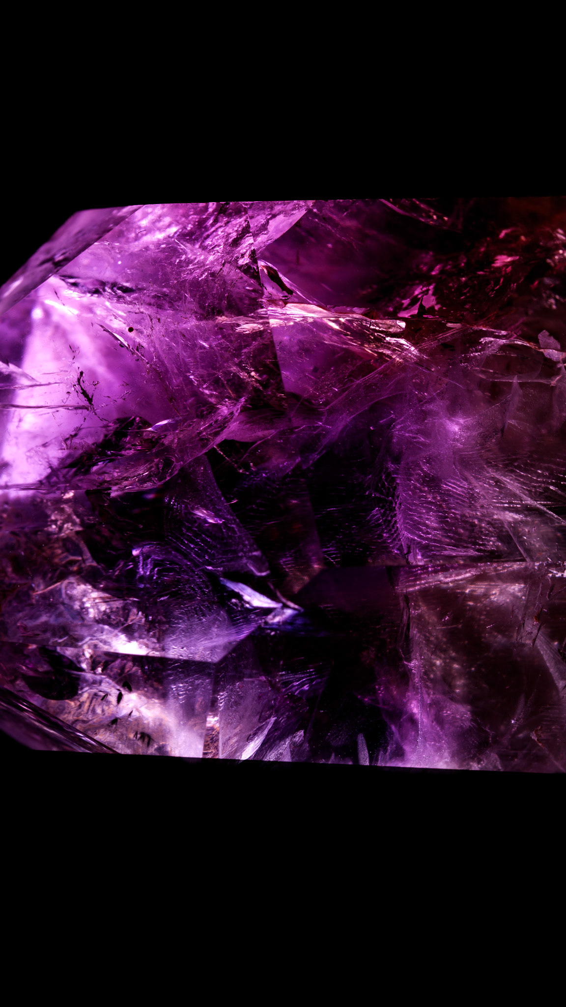 Phantom Royal Amethyst with God's Fingerprints inclusions | Bahia, Brazil