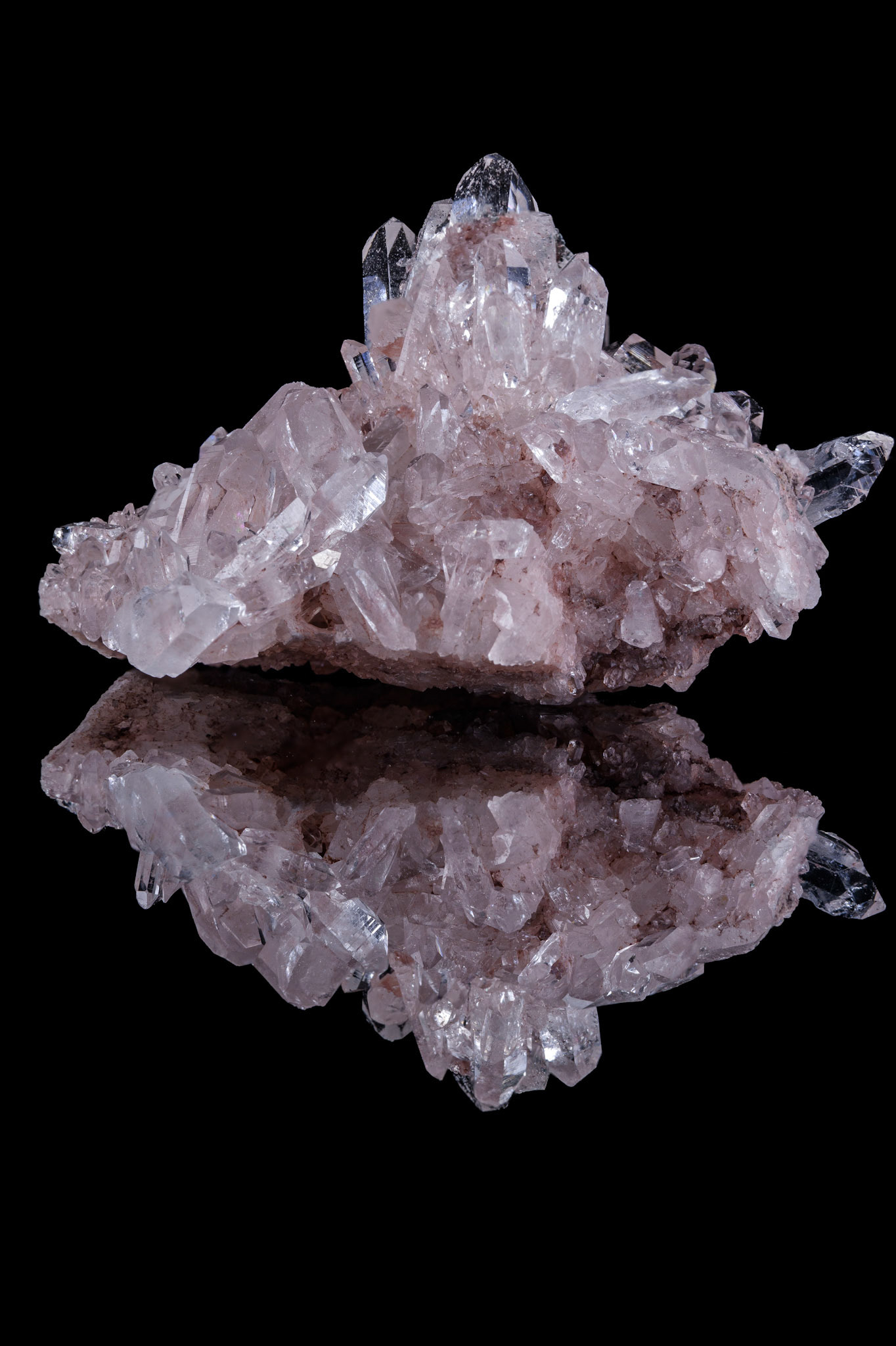 Pink Lemurian Quartz Cluster | Santander, Columbia