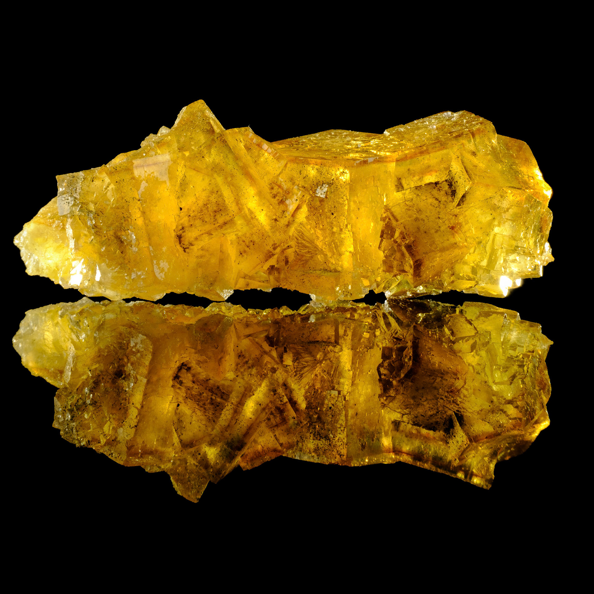 Yellow Honey Fluorite | Moscona Mine, Solis, Asturias, Spain