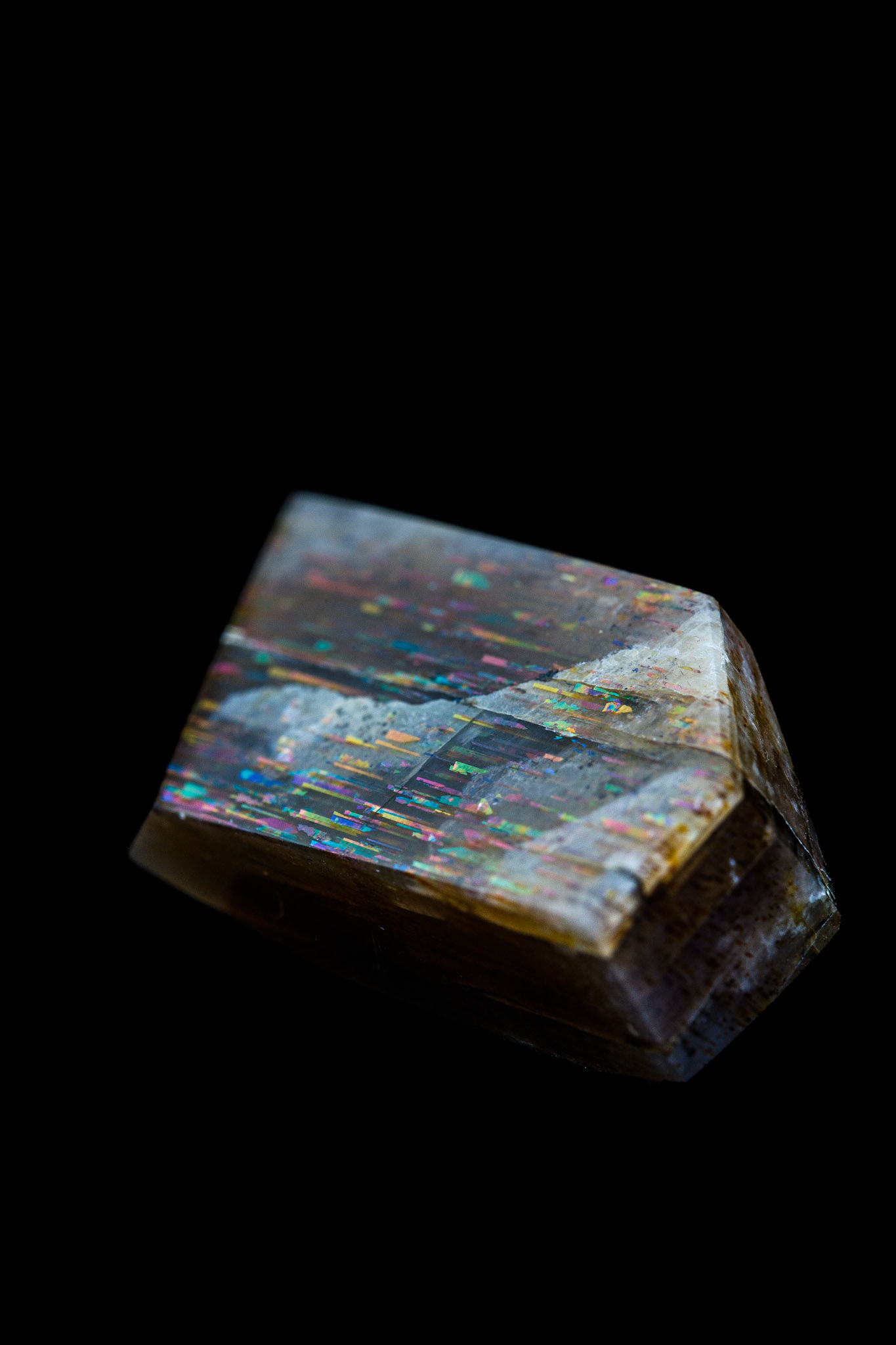 Rainbow Flash Sunstone | Utnerrengatye Mine, Harts Range, Northern Territories, Australia