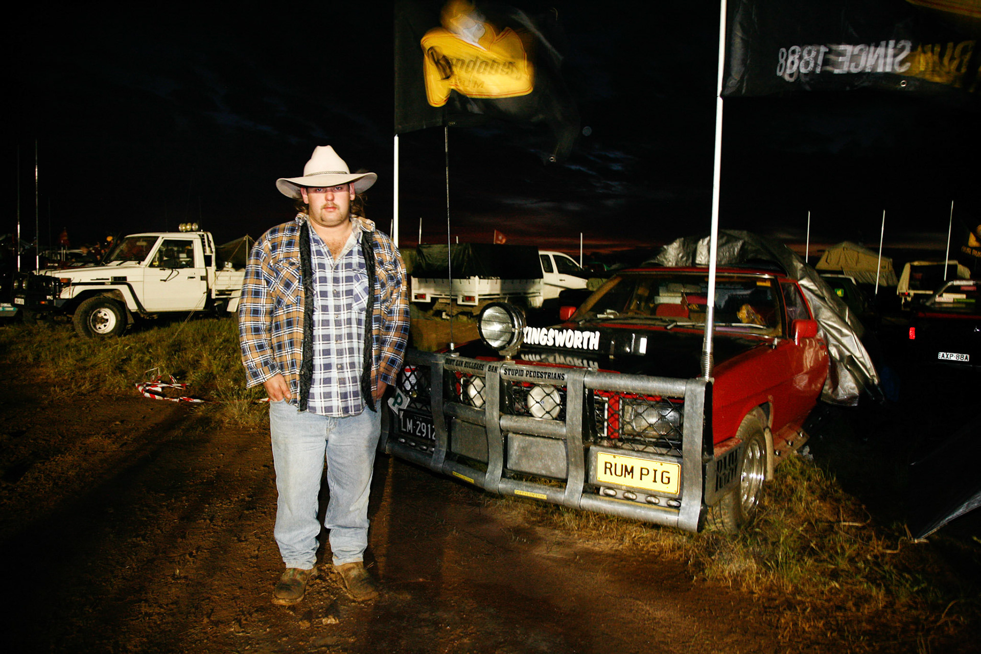 Rum Pig. Deniliquin Ute Muster. October 2, 2009. Deniliquin, NSW.